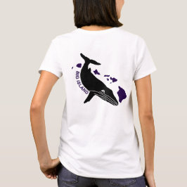 ビッグ・アイランド – ハワイ・パープル諸島Humpback T-Shir Tシャツ