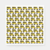 ビッグ・イエロースクールバス先生運転者教育 スタンダードランチョンナプキン (正面)