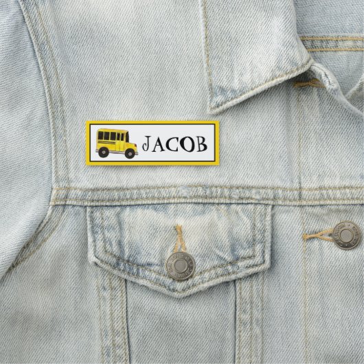 ビッグ・イエロースクールバス先生運転者教育 名札 (インサイチュ)