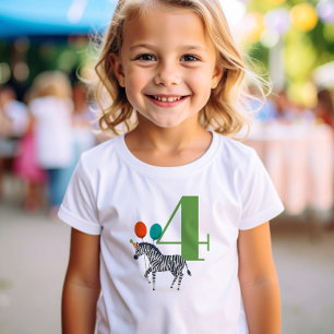 ビッグ・イヤー誕生日パーティーZebra Tシャツ