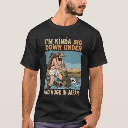 ビッグ・イン・ジャパンで冗談を言う Tシャツ (正面)