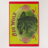 ビッグ・ウルフ葉巻ラベル ジグソーパズル (縦)