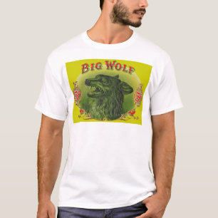 ビッグ・ウルフ葉巻ラベル Tシャツ