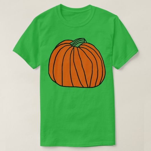 ビッグ・オレンジカボチャ Tシャツ (デザイン正面)