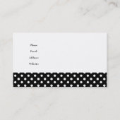 ビッグ・オーダー・ビジネス・カードエレガントブラック 名刺 (裏面)