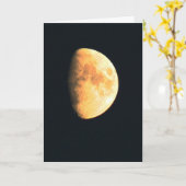 ビッグ・オールド・ムーン・グッチナ カード (黄色い花)