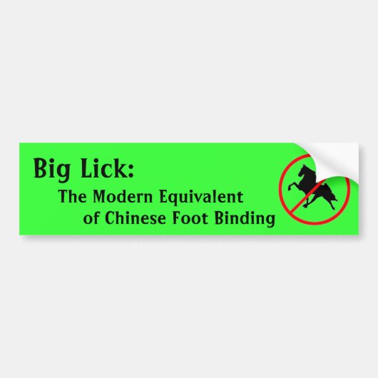 ビッグ・クリック：相当モダンのマーク バンパーステッカー (正面)