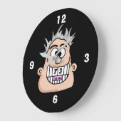 ビッグ·グリン·ハム·ラジオ演奏家壁掛け時計 ラージ壁時計 (傾斜)