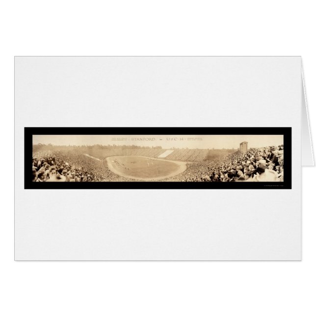 ビッグ・ゲームスタンフォードCal写真1925年 (正面横)