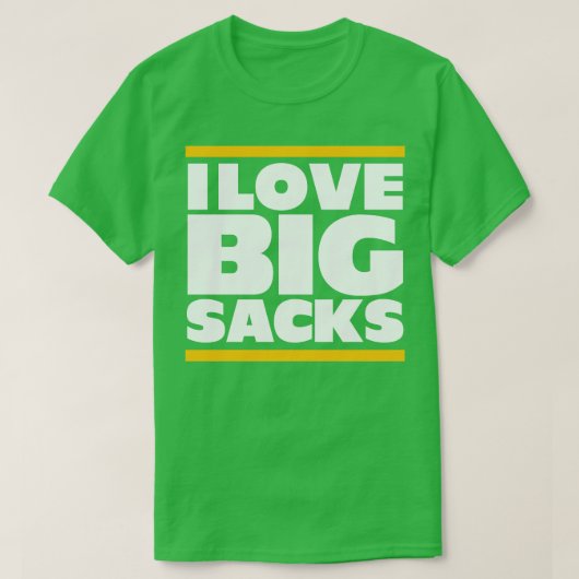 ビッグ・サックスが大好き Tシャツ (デザイン正面)