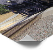 ビッグ・サンテ・フェ・ロコモーティブ・アット・ポインセチア ポスター (角)