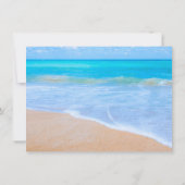 ビッグ・サンド・ドシンプルルの日付カードを保存 招待状 (裏面)