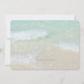 ビッグ・サーフ・サプライズ・バースデーパーティーへの招待 招待状 (裏面)