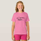 ビッグ・シスターズロックピンクティー Tシャツ (正面フル)