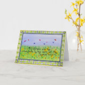 ビッグ・シスターズ – グリーティングカード (黄色い花)