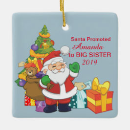 ビッグ·シスター·オーナメントに写真 セラミックオーナメント