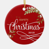 ビッグ·シスター·カスタムの写真/名前 セラミックオーナメント (正面)