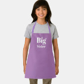 ビッグ・シスター・ラベンダーホワイトガールズ エプロン (インサイチュ)