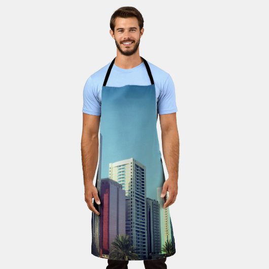 ビッグ・シティ エプロン (着用した状態)