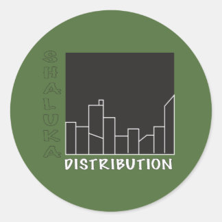 「ビッグ・シティ」シャルカステッカー ラウンドシール