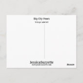 ビッグ・シティ・梨 ポストカード (裏面)