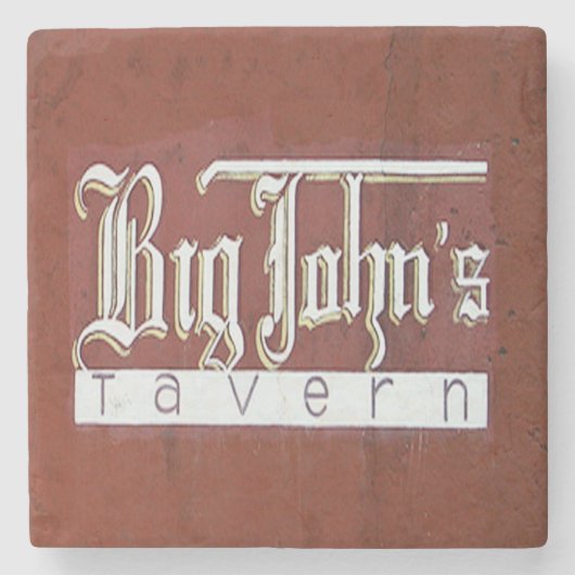 ビッグ・ジョンの酒場チャールストンSC. ストーンコースター (正面)