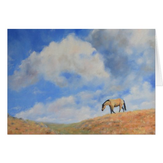 ビッグ・スカイオリジナル・アート・グリーティング・カード (正面横)