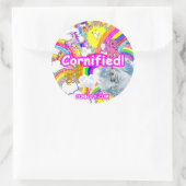 ビッグ・ステッカー! ラウンドシール (バッグ)