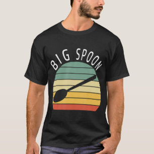 ビッグ・スプーン2021マッチングカップルの贈り物バレンタイン Tシャツ