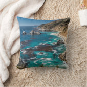 ビッグ·スール海岸線，西海岸，太平洋岸 クッション (ブランケット)