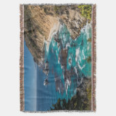 ビッグ·スール海岸線，西海岸，太平洋岸 スローブランケット (正面縦)