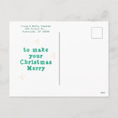 ビッグ・チーズクリスマスポストカード シーズンポストカード (裏面)