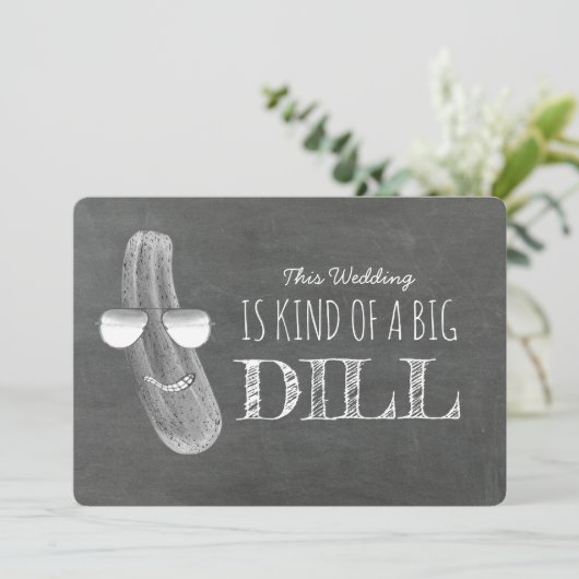 ビッグ・ディルのおもしろい花嫁の提案 招待状 (スタンド正面)