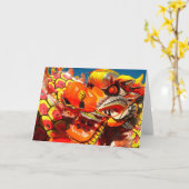 ビッグ・ドラゴン カード (黄色い花)