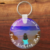 ビッグ・ドリーマー！ガールズビーチ誕生日絵画ズ キーホルダー (正面)