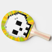 ビッグ・ドーナポップ・アートのト・アサイケデリックート・イエロー 卓球ラケット (横)