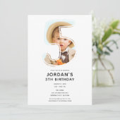 ビッグ・ナンバー5 FIVE写真第5回バースデーパーティー 招待状 (スタンド正面)