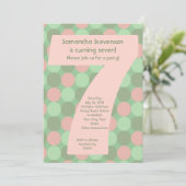 ビッグ・ナンバー7ガールの7thバースデーパーティー 招待状 (スタンド正面)