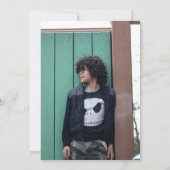 ビッグ・ナンバー9 Nine Photo 9th誕生日パーティー 招待状 (裏面)