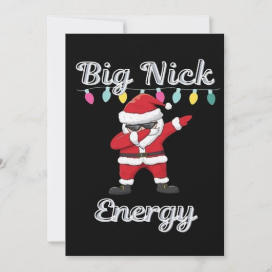 ビッグ・ニック・エネルギー 招待状 (正面)