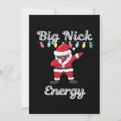 ビッグ・ニック・エネルギー 招待状 (裏面)