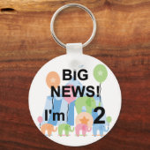 ビッグ・ニュース・サーカス誕生日Tシャツとギフト キーホルダー (正面)