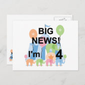 ビッグ・ニュース・サーカス4th誕生日Tシャツとギフト ポストカード (正面/裏面)