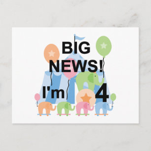 ビッグ・ニュース・サーカス4th誕生日Tシャツとギフト ポストカード