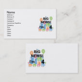 ビッグ・ニュース・サーカス4th誕生日Tシャツとギフト 名刺 (正面/裏面)