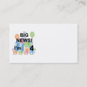 ビッグ・ニュース・サーカス4th誕生日Tシャツとギフト 名刺 (裏面)