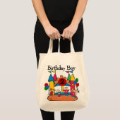ビッグ・バウンスボーイ誕生日Tシャツとギフト トートバッグ (正面(商品))
