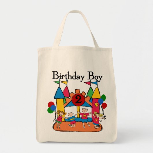 ビッグ・バウンスボーイ誕生日Tシャツとギフト トートバッグ (正面)