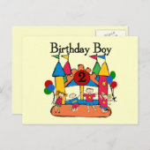 ビッグ・バウンスボーイ誕生日Tシャツとギフト ポストカード (正面/裏面)