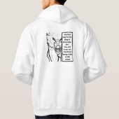 ビッグ・バッドやる気を起こさせる・ウルフTシャツ パーカ (裏面)